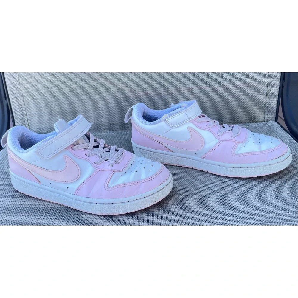 Nike Court Borough Low 2 Kids 2Y Pink White DV5457-105 Sneakers